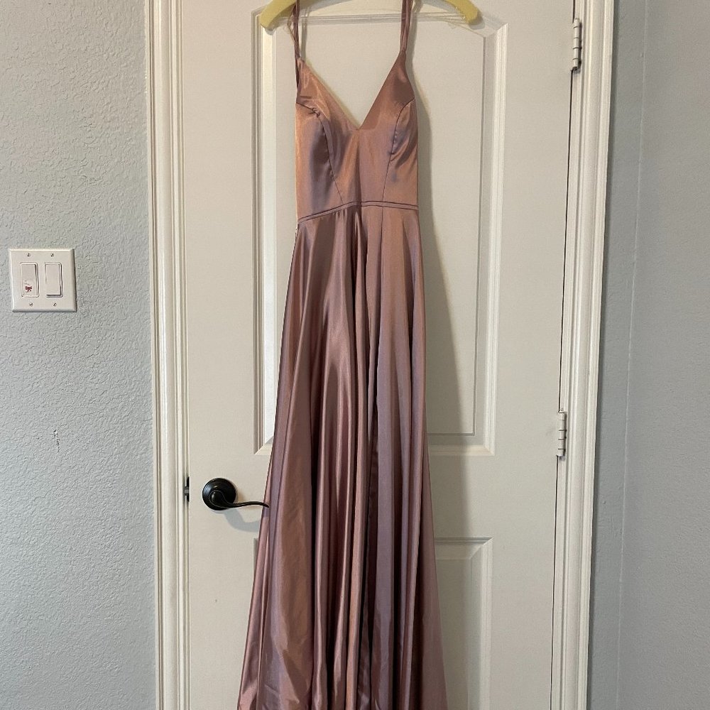Terry Costa Blush Pink Prom Dress